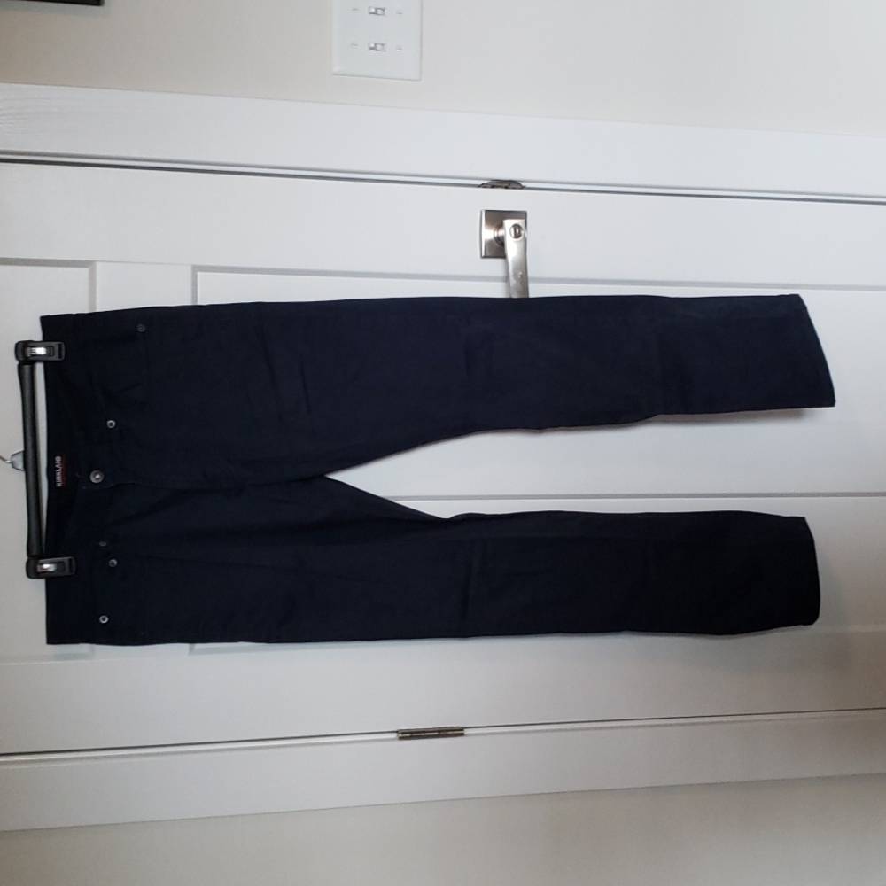 Kirkland Navy Chinos, mens 32x32